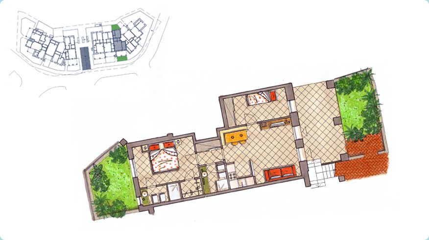 Pianta della casa Pianta della casa